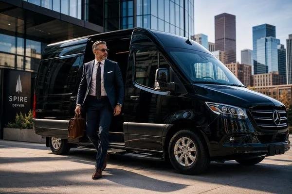 Luxury van city transportation