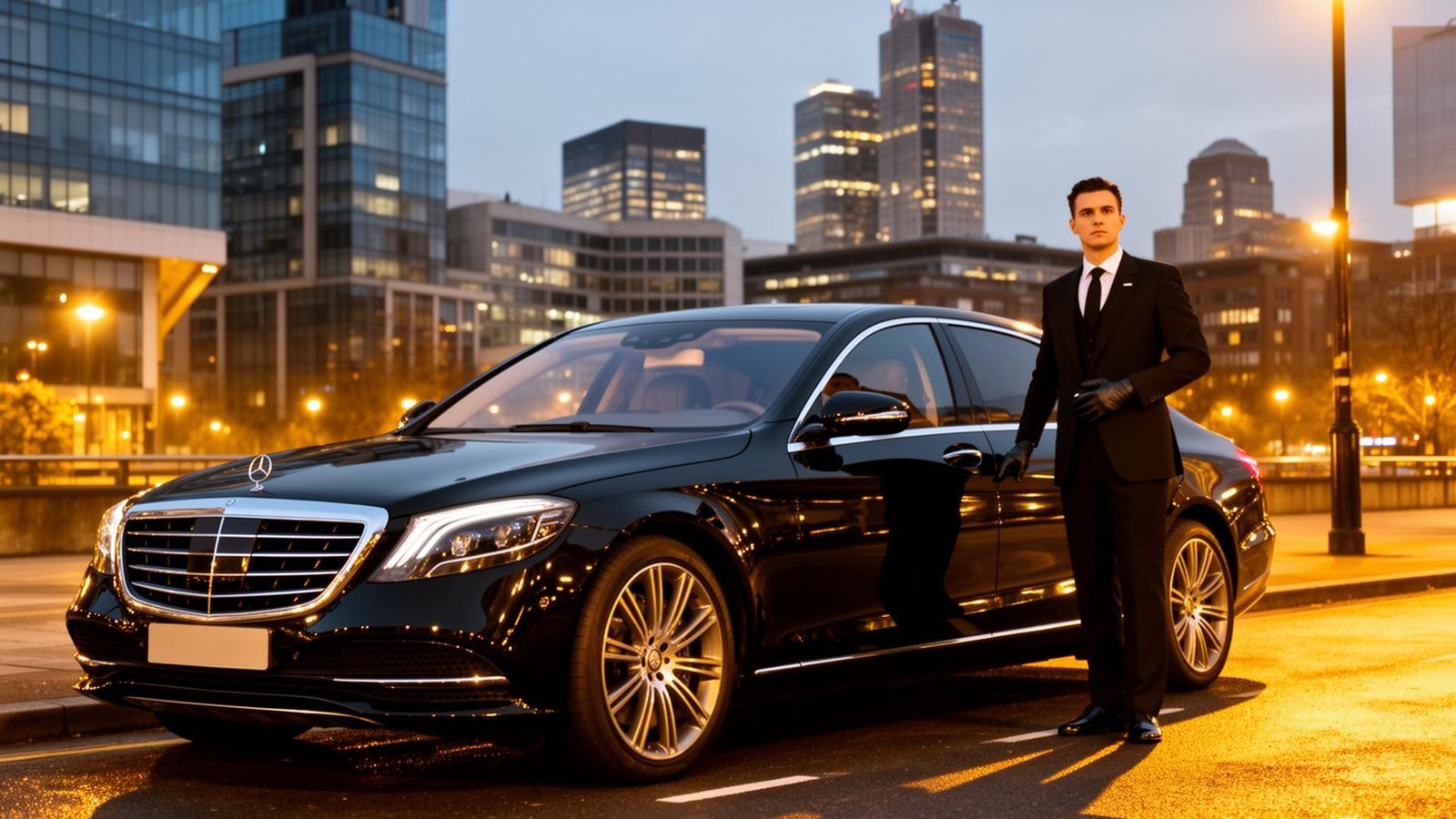 Luxury sedan hotel transfer