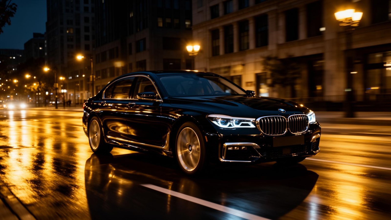 Luxury sedan airport transfer