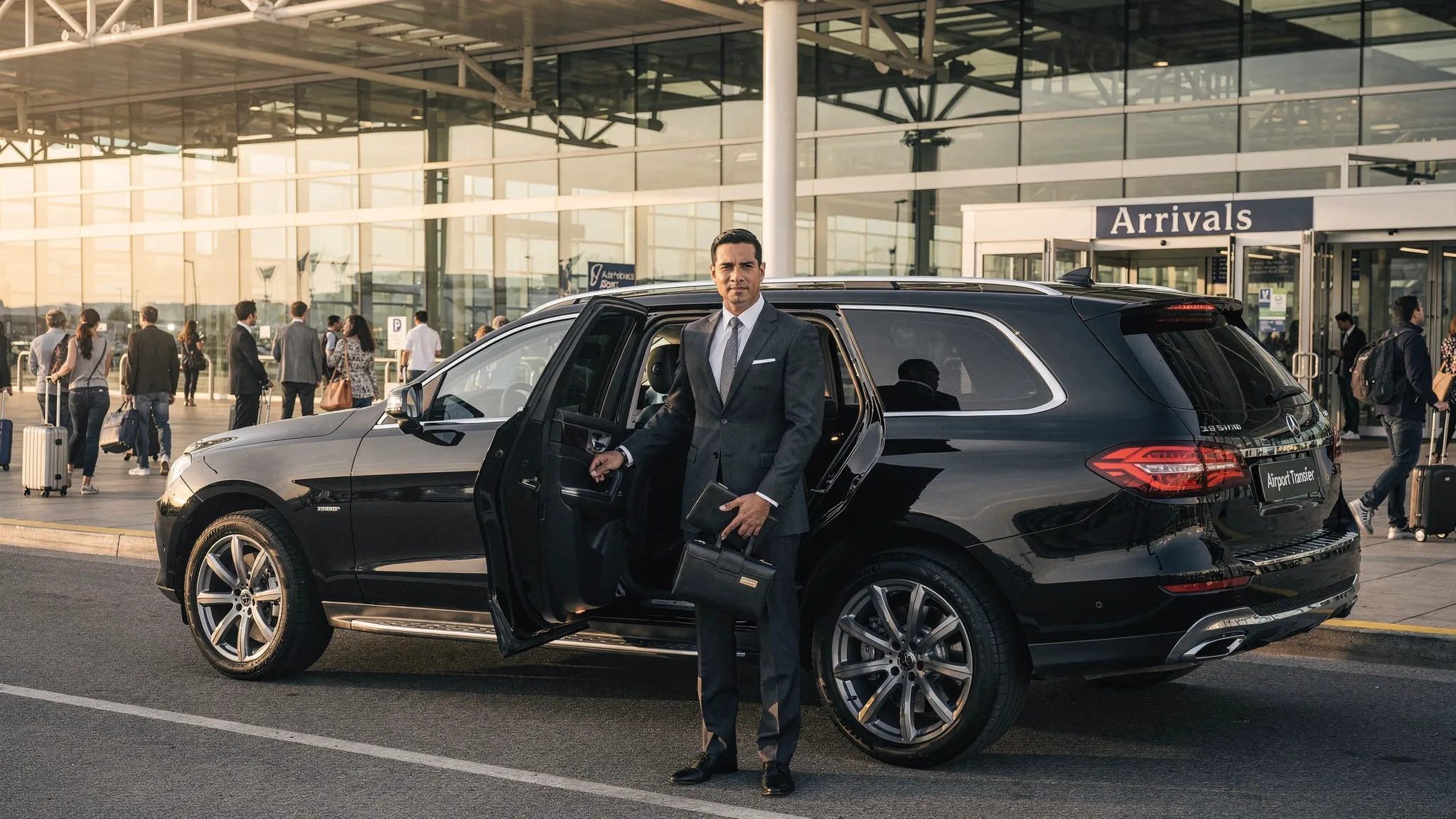 Luxury SUV business transportation