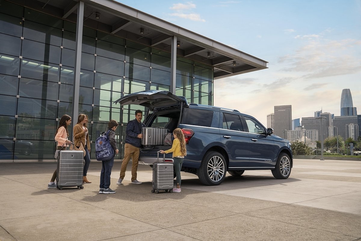 Luxury SUV family transportation