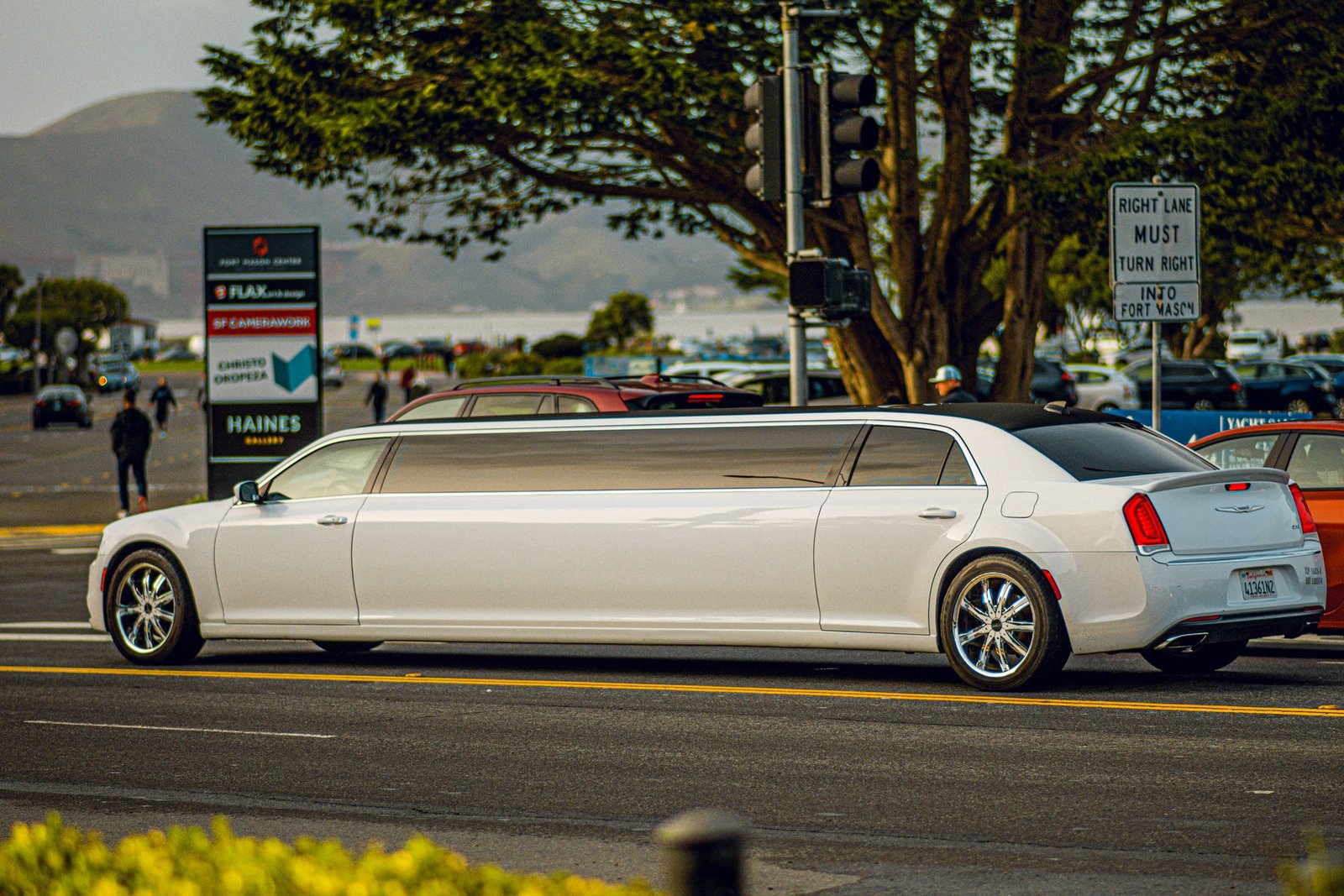 Luxury limousine for corporate travel