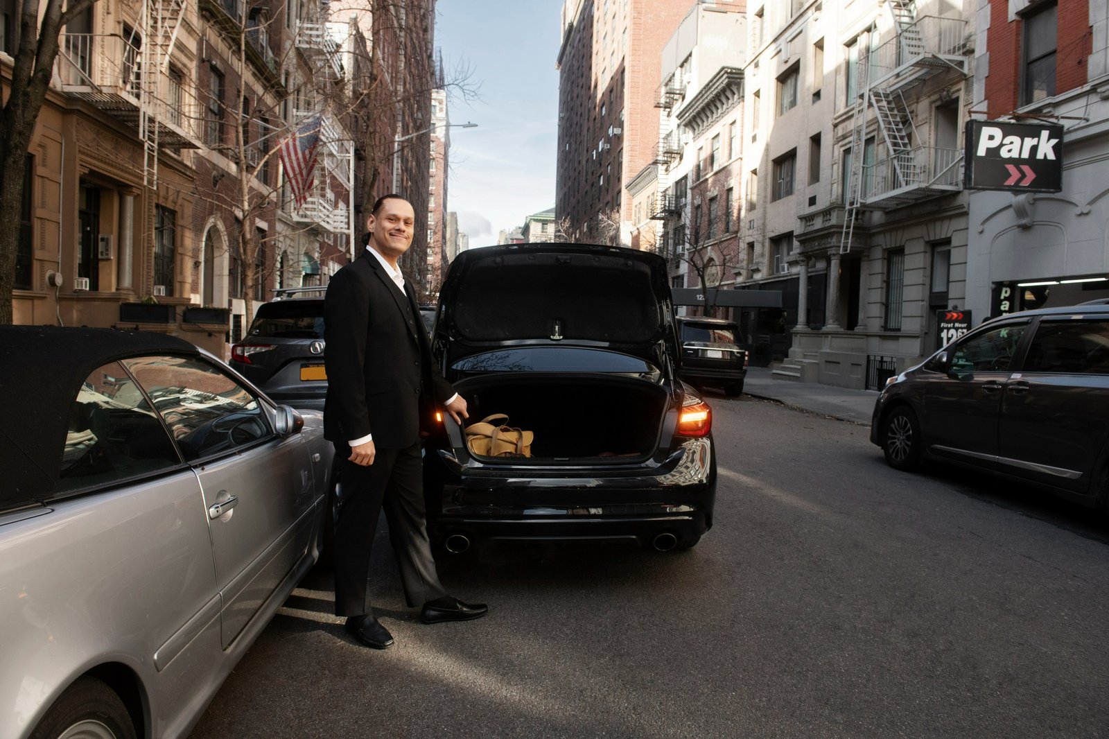 Luxury limousine hotel transfer