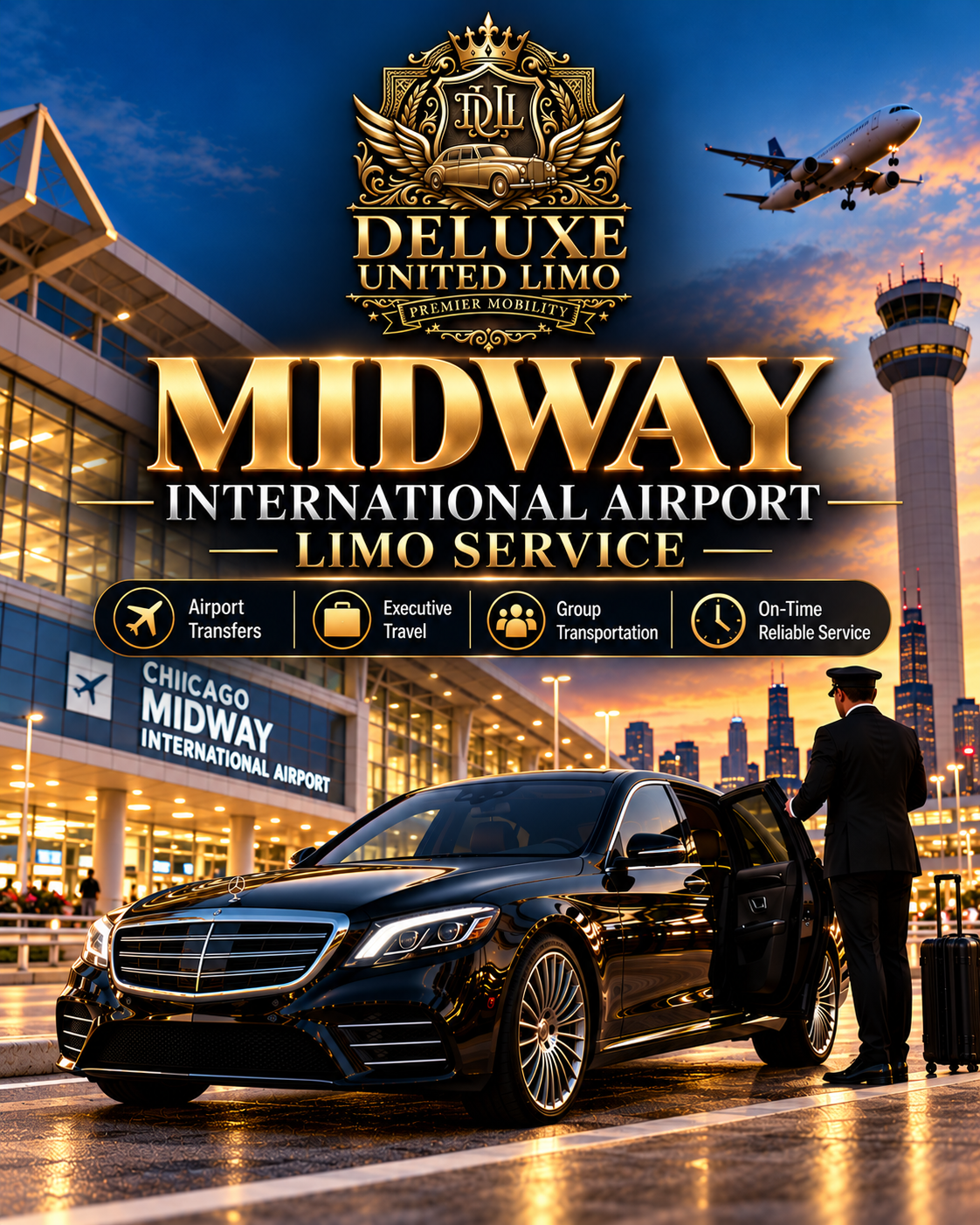 midway airport limo service